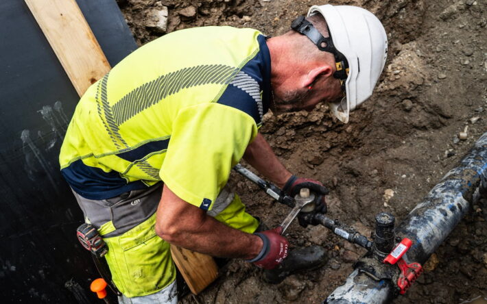 La Société publique locale Eau du Ponant coordonne le renouvellement des réseaux de Brest Métropole - Crédit photo : Eau du Ponant