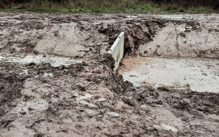 Construction des bassins avec utilisation des murs en L - Crédit photo : Banque des Territoires