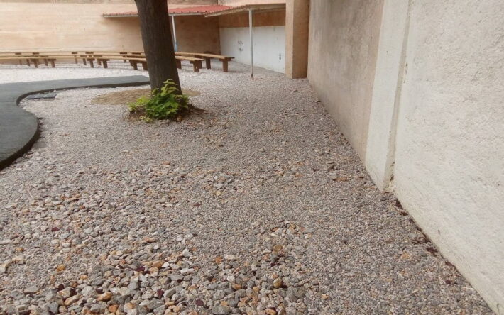 Cour d’école Yvan Pélissier après travaux de désimperméabilisation et de végétalisation - Crédits photo : Grand Narbonne
