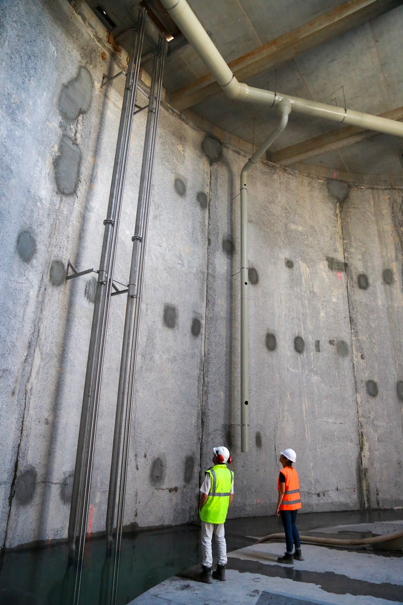 Les deux bassins triplent la capacité de stockage du poste de refoulement Hoche Crédits photo : Communauté d'agglomération de Lens-Liévin